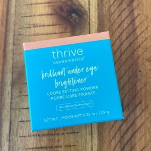 Thrive Causemetics Brilliant Under Eye Brightener Loose Setting Powder - Apricot